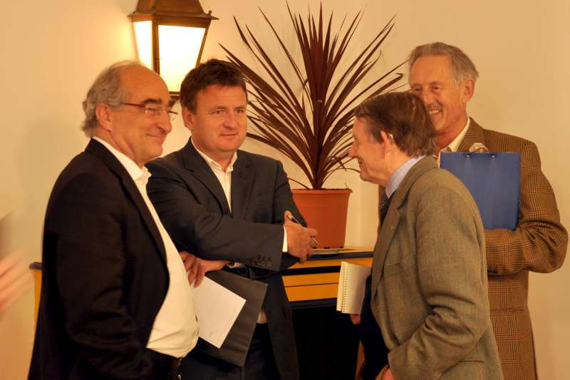 Charles Chevallier and friends at Lafite